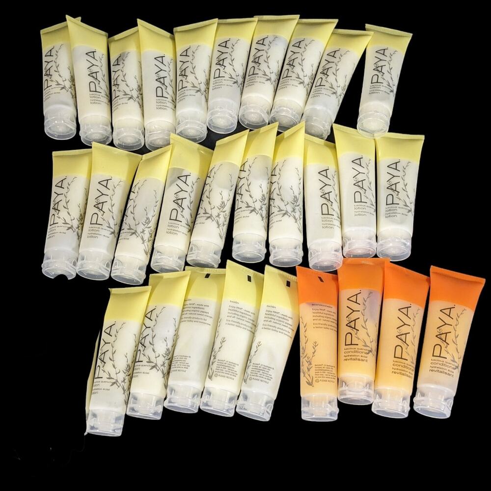 Paya Quenching Travel Size Lotion 1.0 oz each with 4 Conditioners (29 Total)
